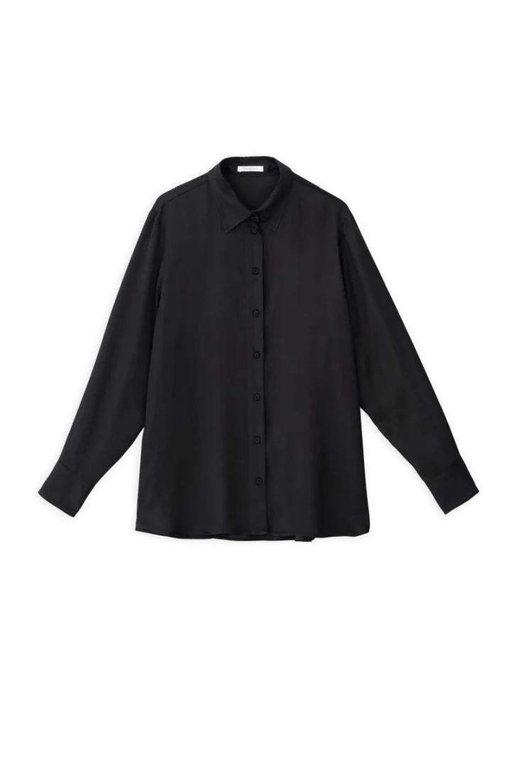 Philosophy Πουκάμισο Oversized Satin Ecovero - Image 7