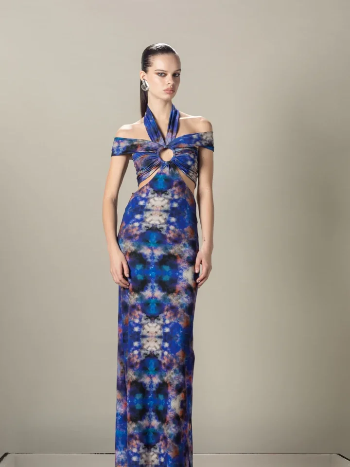 A PIECE OF ME Daphne dress Blue