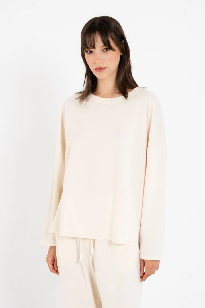 Μίνιμαλ γυναικείο sweatshirt Philosophy σε άνετη γραμμή