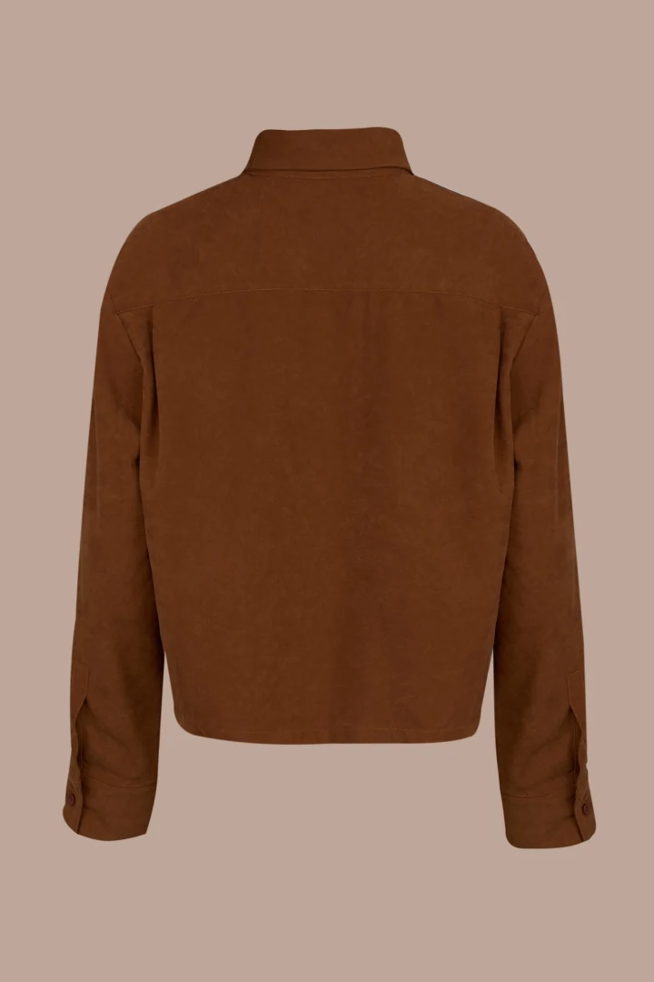 Koresho Fox camel crop shirt - Image 2