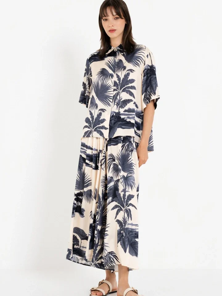 Philosophy Πουκάμισο Satin Print