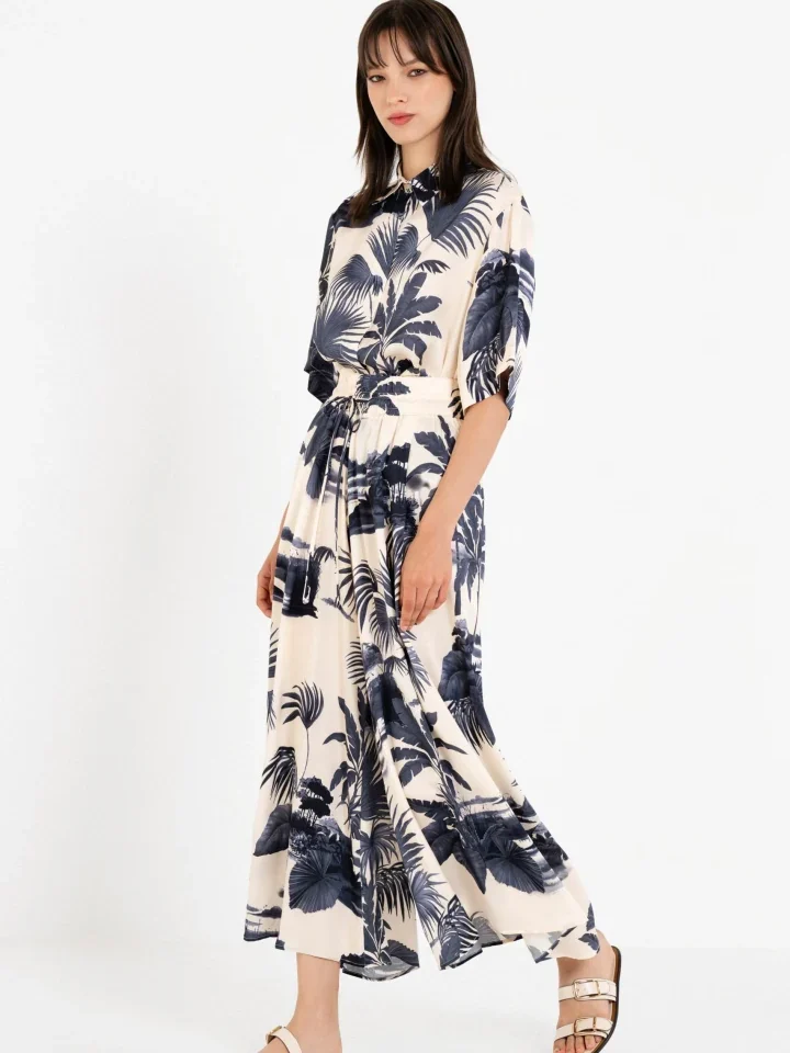 Philosophy Jupe Culotte Satin Print