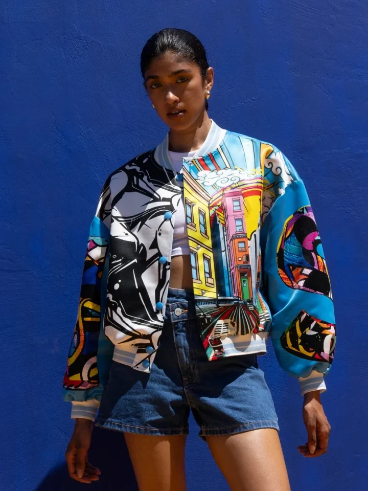 NEVER ON SUNDAY NO CHILL JACKET TURQUOISE