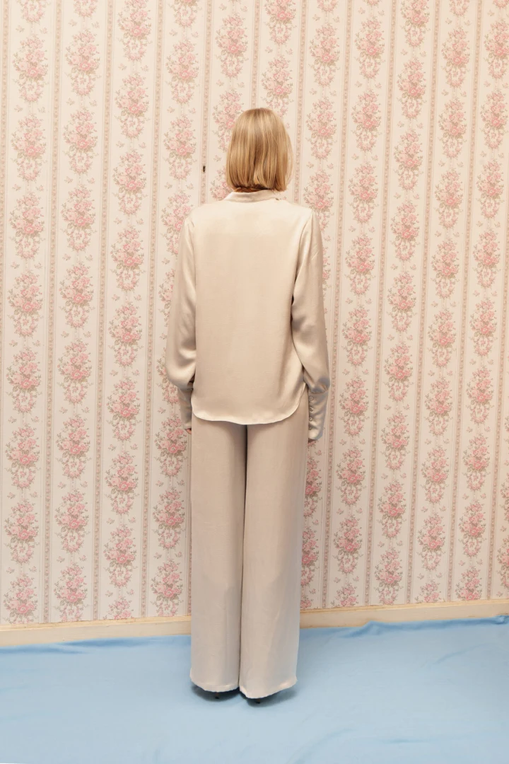 MIRA PANT ECRU - Image 2