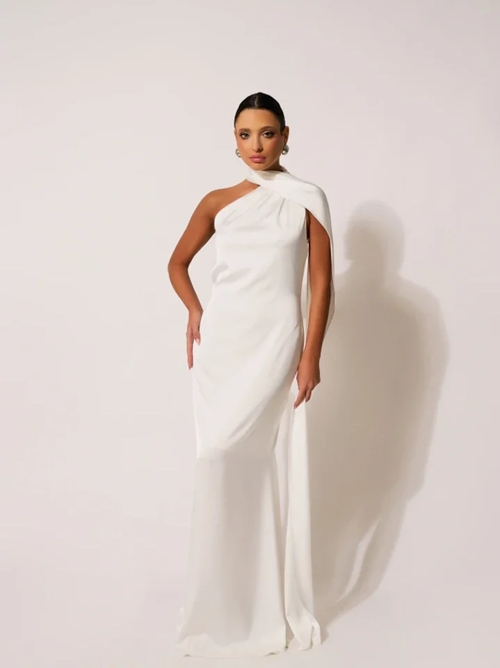 Erya Camelia Dress | White