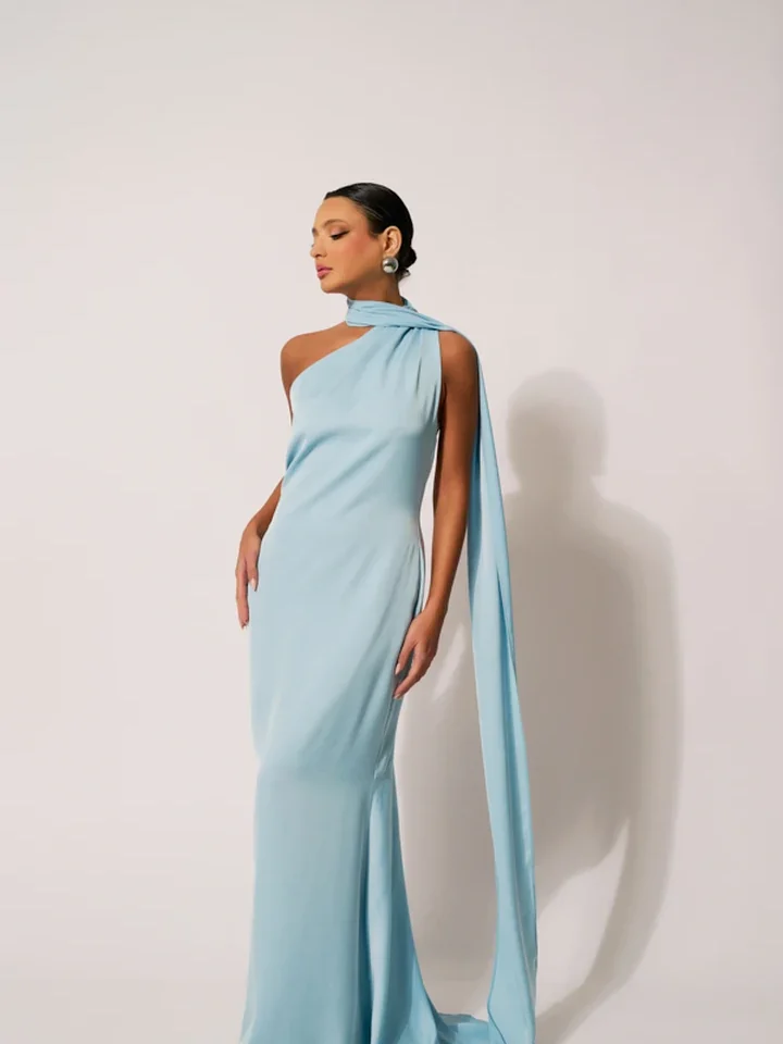 Erya Camelia Dress | Baby Blue