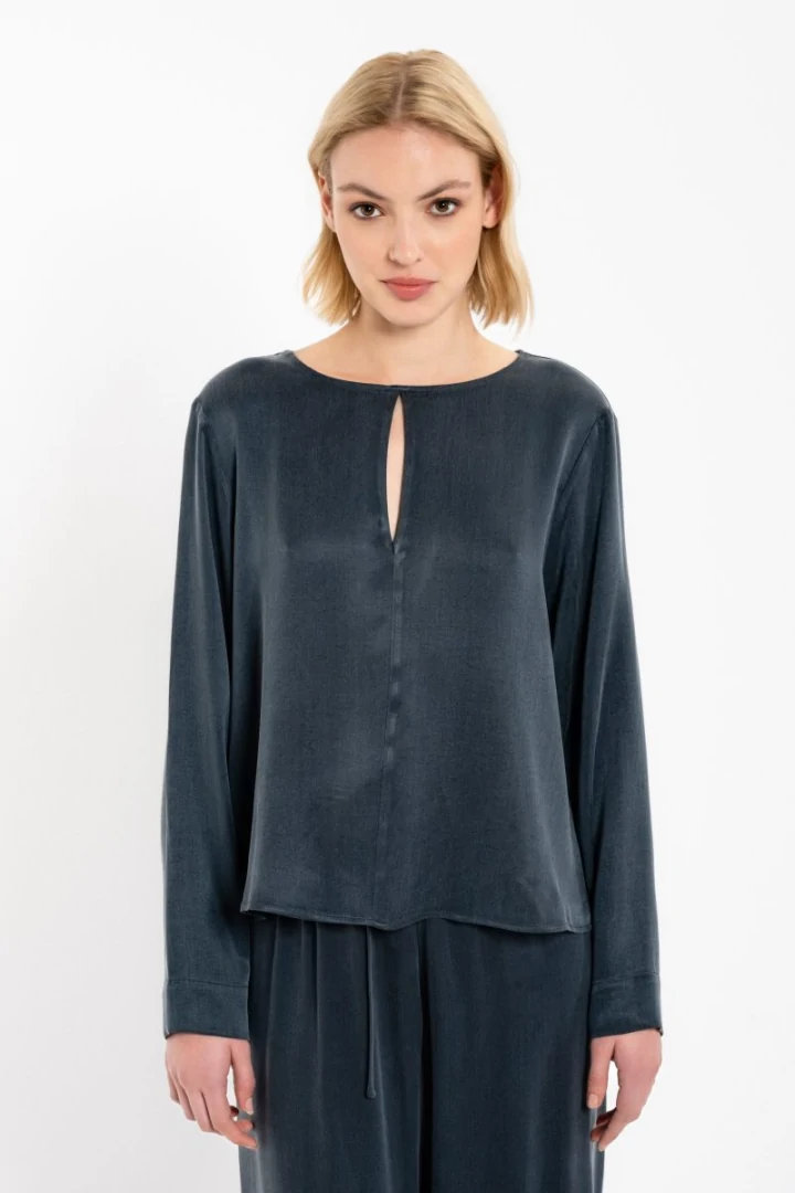 Philosophy Cropped Top Cupro Viscose - Image 2