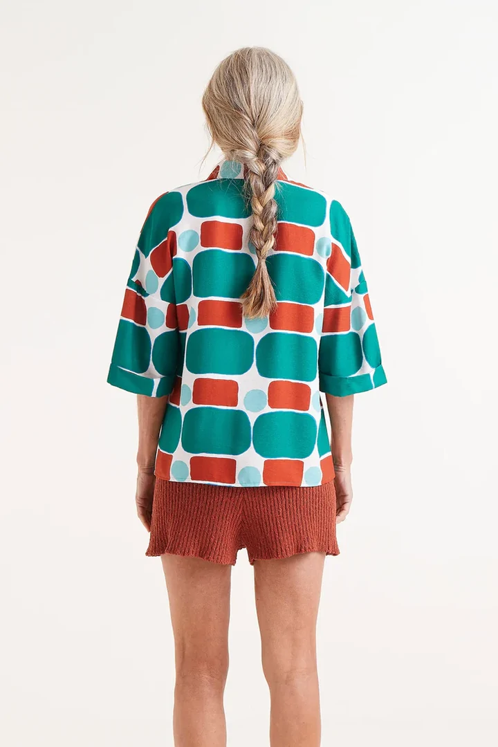 Short sleeve shirt with Pepper Mint print - Image 2