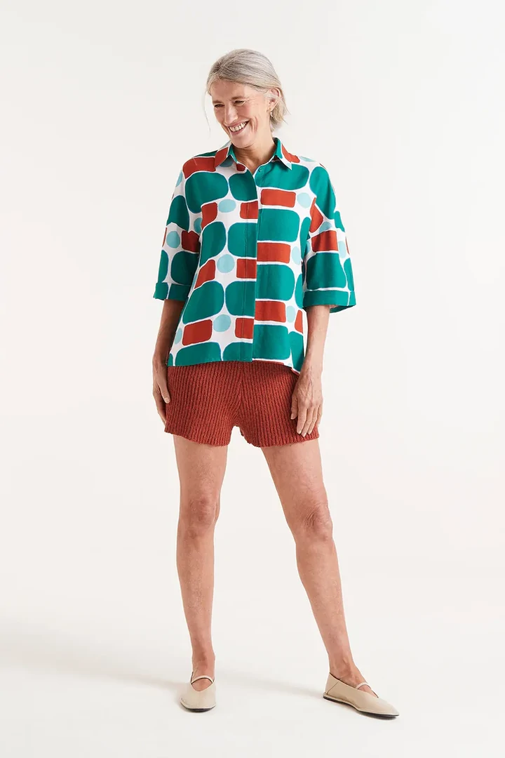 Short sleeve shirt with Pepper Mint print - Image 3