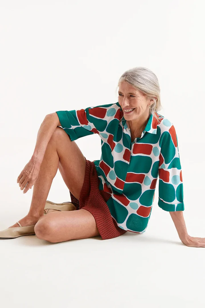 Short sleeve shirt with Pepper Mint print - Image 4