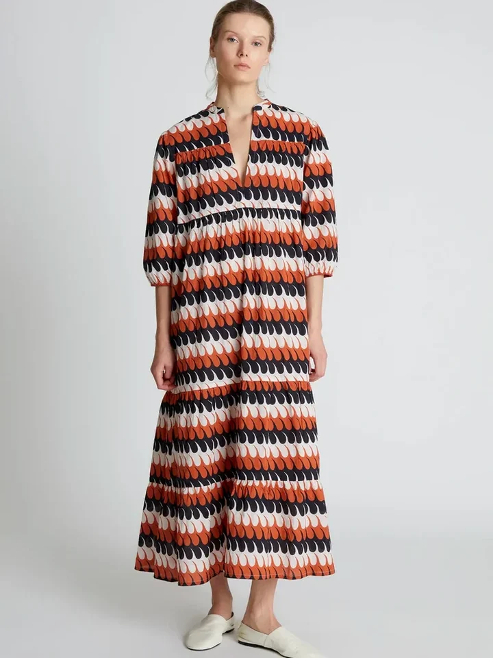 Levante printed long dress