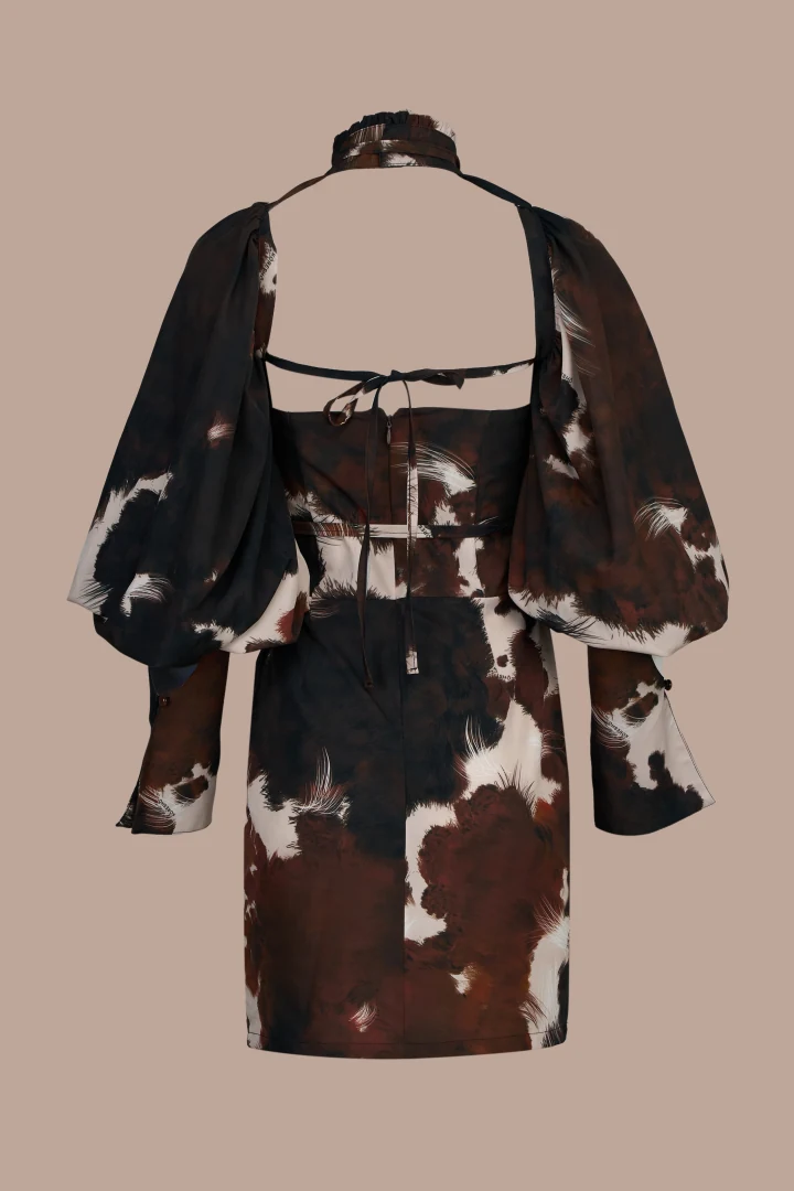 Koresho Boa cow mini dress - Image 3