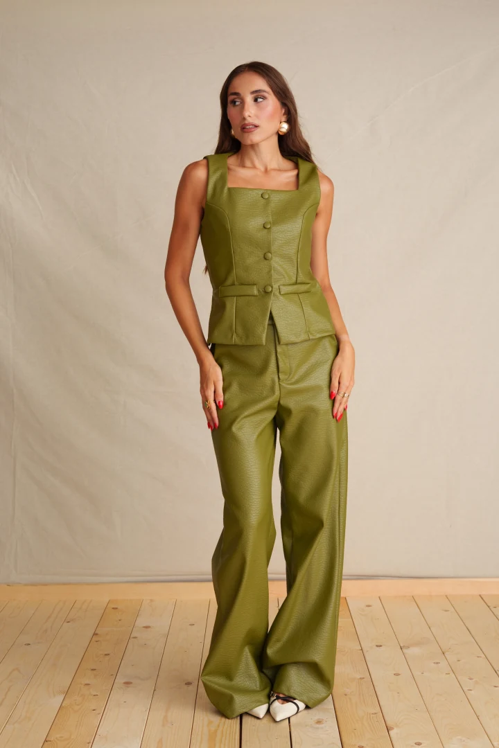 Evengreen leather Pants - Image 3