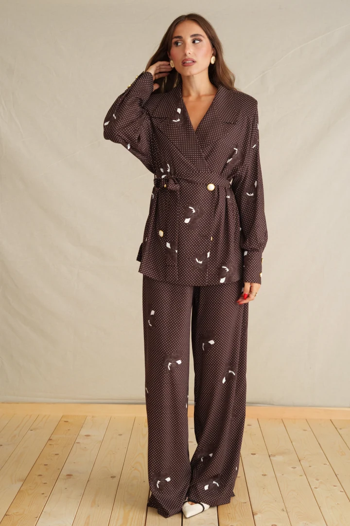 Her Closet Brown Classic Pants - Image 2