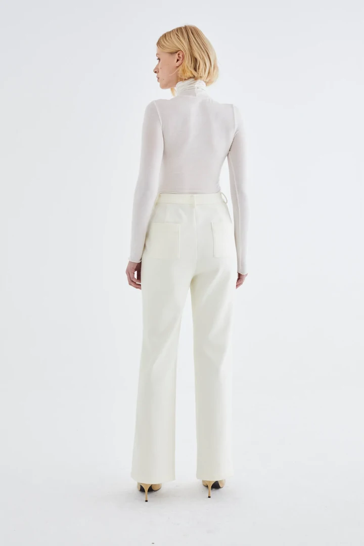 JOVONNA LONDON ATHENS TROUSERS CREAM - Image 3