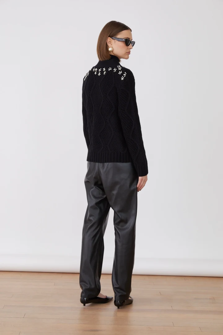 JOVONNA LONDON GELSO CARDIGAN BLACK - Image 4