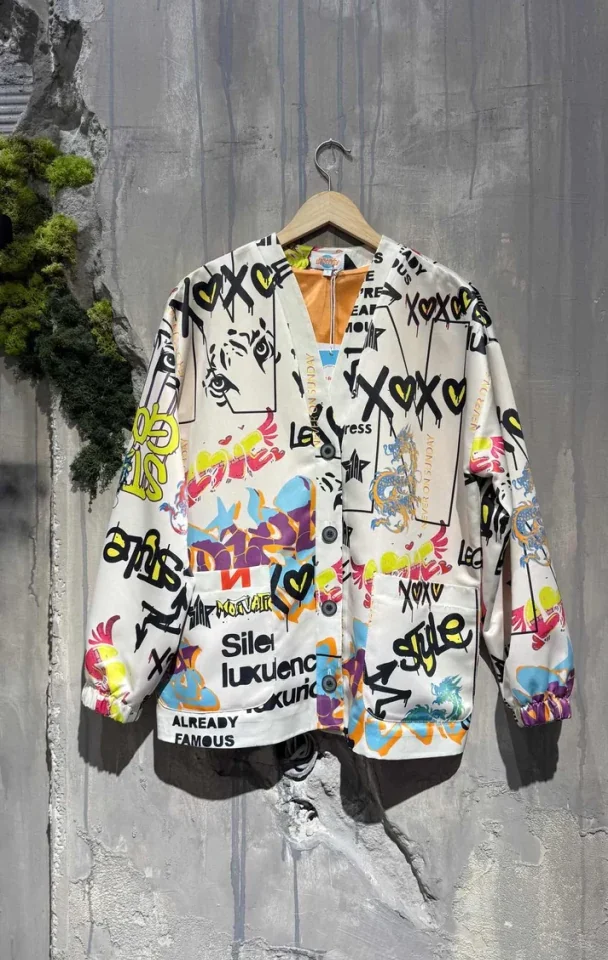 NEVER ON SUNDAY CATCH ME JACKET ECRU