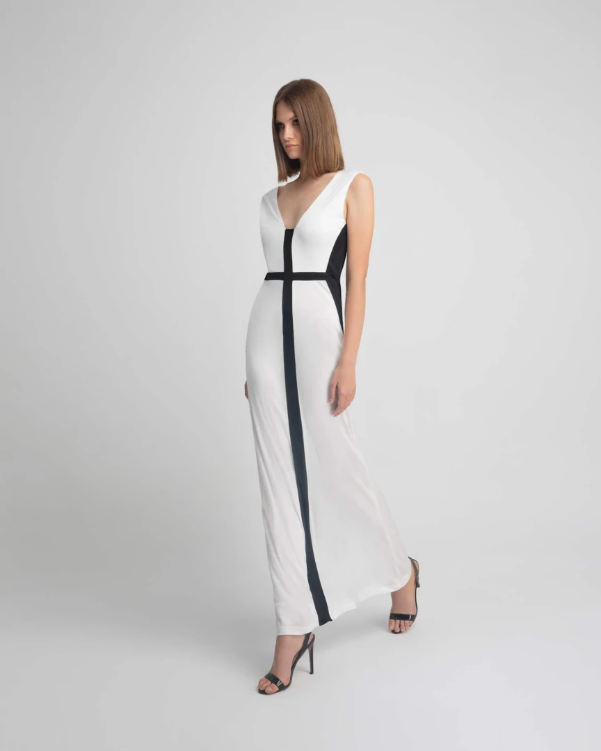 MYSTIS MAXI DRESS WHITE
