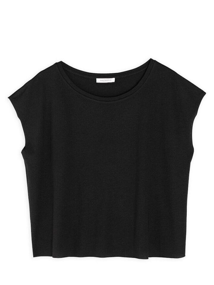 Philosophy-Cropped-Top-Organic-Jersey-black