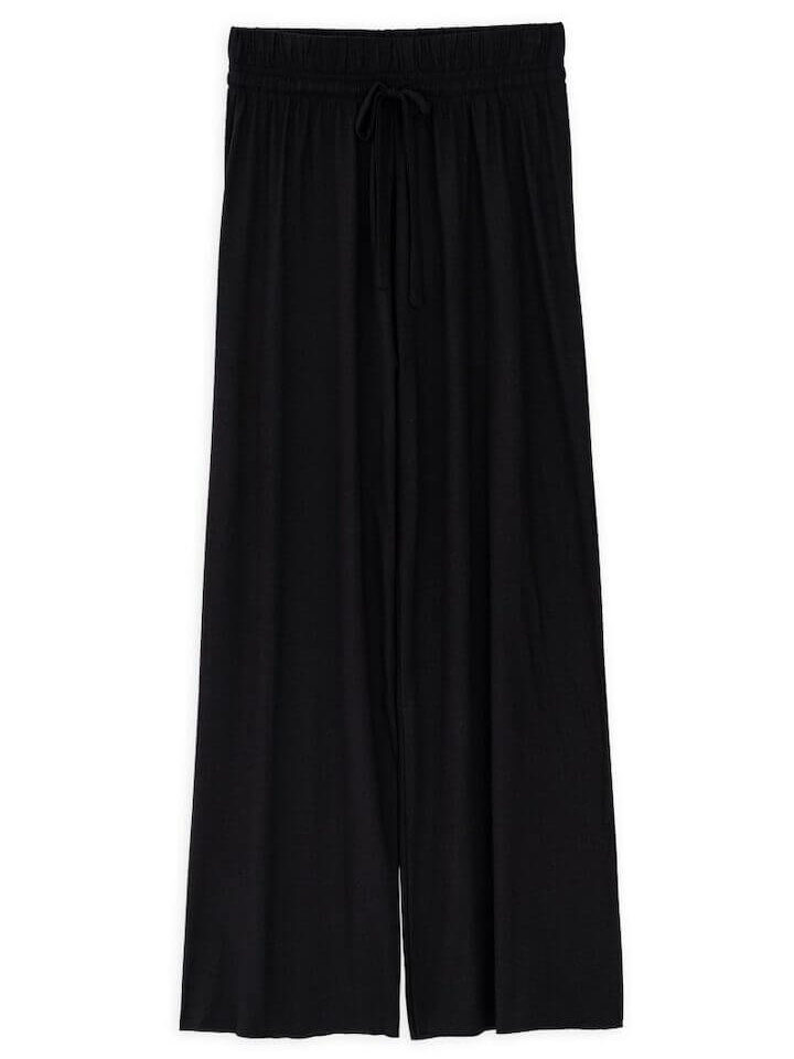 Philosophy-Wide-Leg-Organic-Jersey-Pants-black