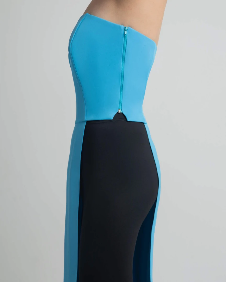 MYSTIS BLOUSE-DRESS CERULEAN - Image 2
