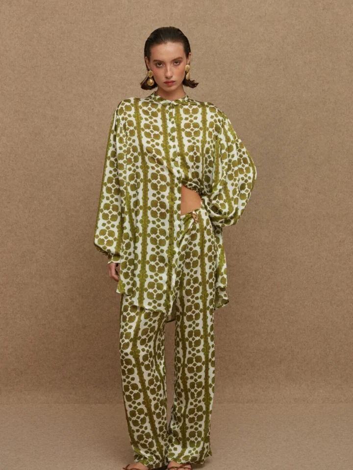 THE PEARL PANT KOHYLI GREEN