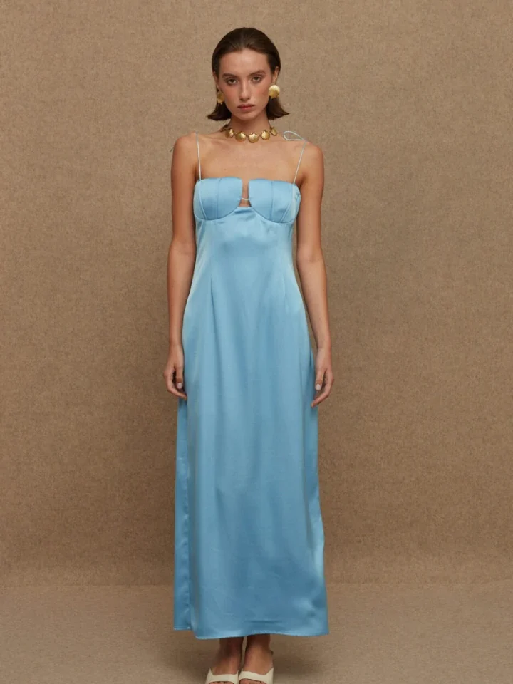 ERRIKA DRESS LIGHT BLUE