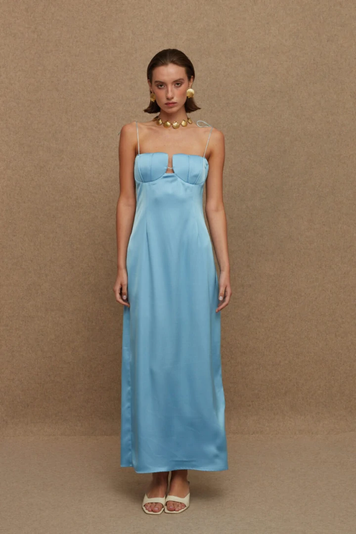 ERRIKA DRESS LIGHT BLUE