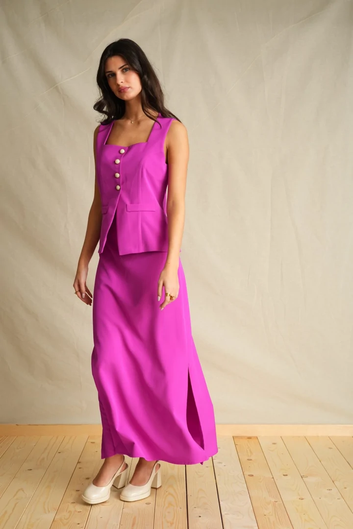 Dark Violet Vintage Top - Image 3