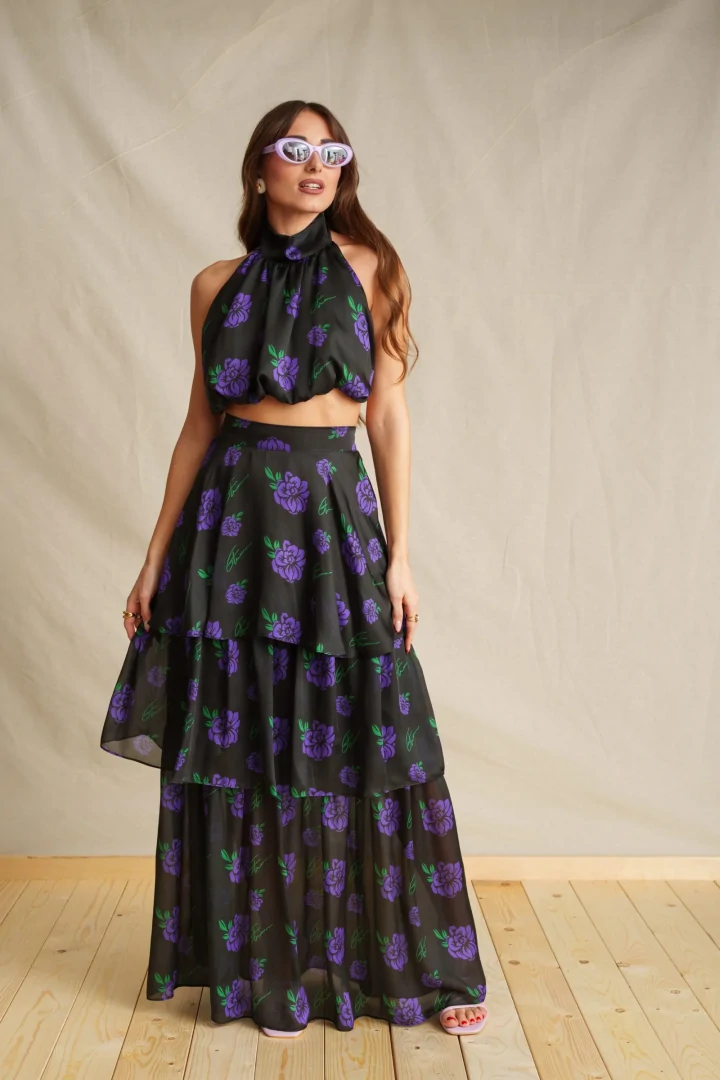 Purple Dalia Backless - Image 2