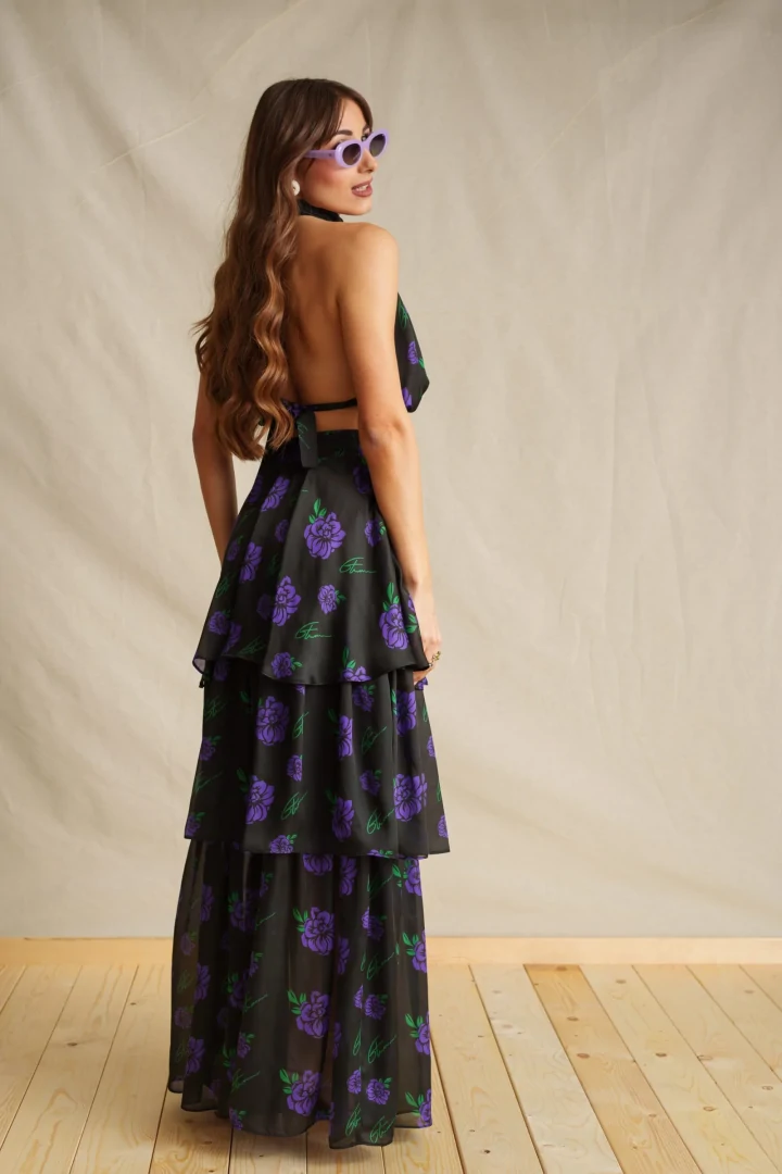 Purple Dalia Backless - Image 3