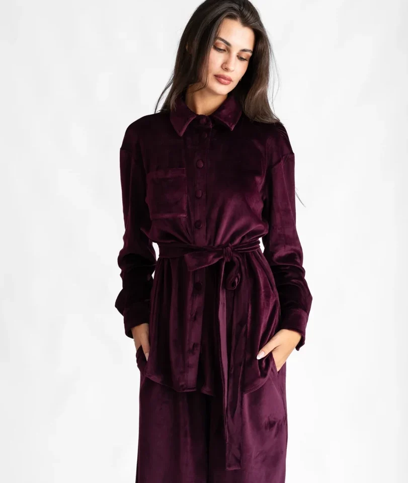 Merlot Velvet Set
