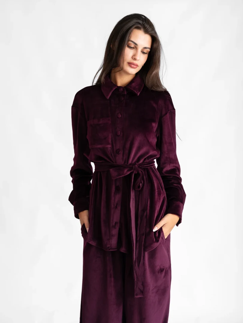 Merlot Velvet Set