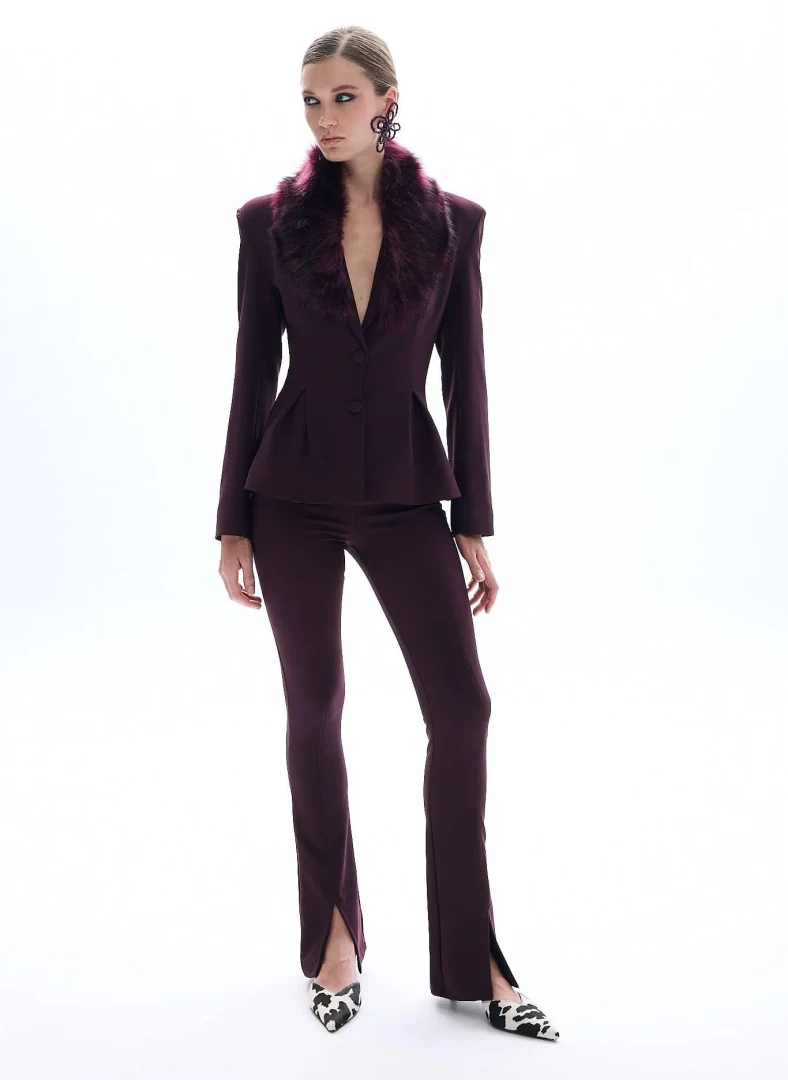 Be A Bee Nadia Burgundy Pants