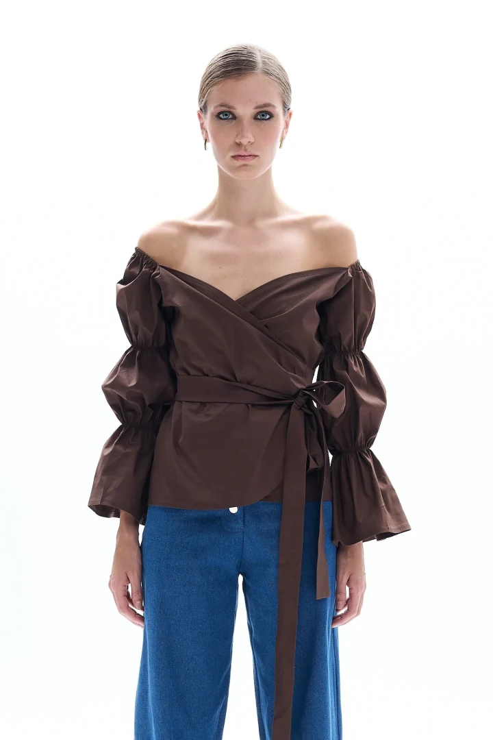 Be A Bee Dutchess Shirt Brown