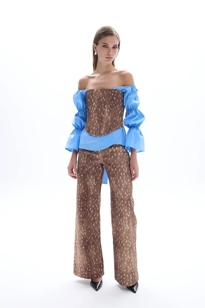 Be A Bee Dutchess Shirt Blue - Image 3