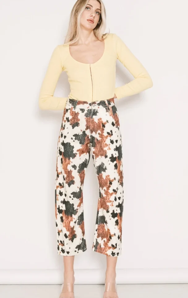 γυναικείο ψηλόμεσο τζιν σε ίσια γραμμή salt and pepper chris sw pony