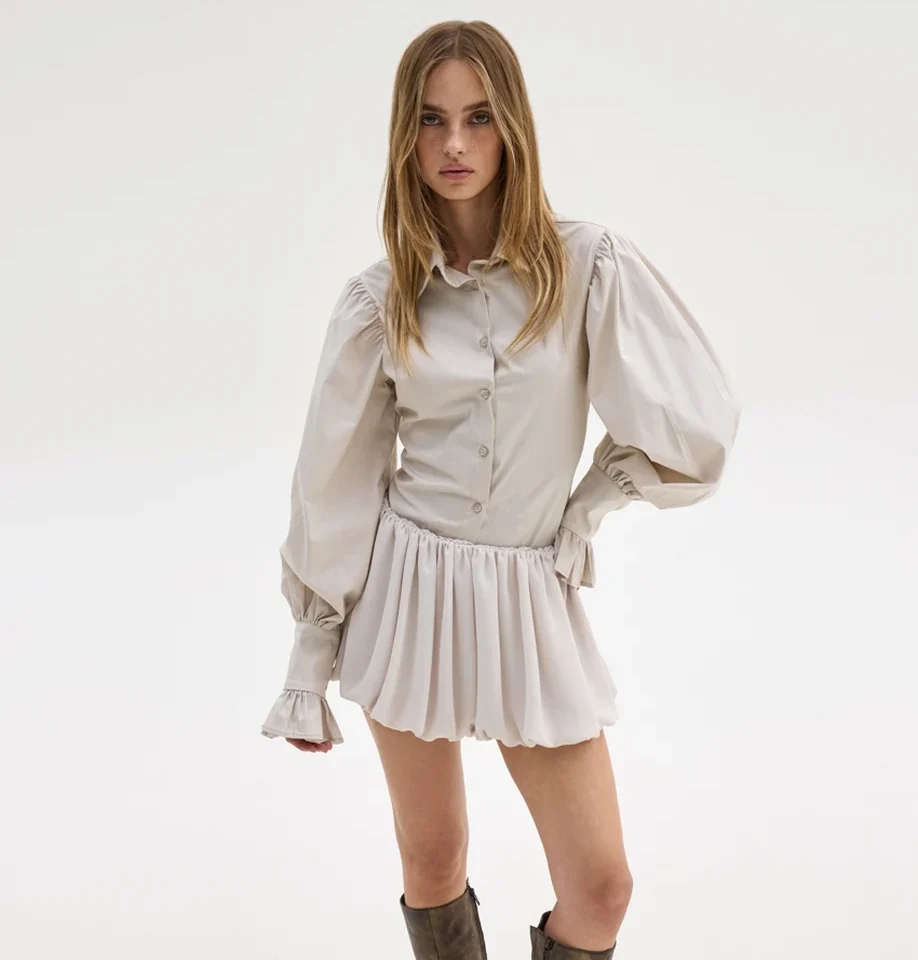 SUNSETGO CHRISTINA SHIRT Beige