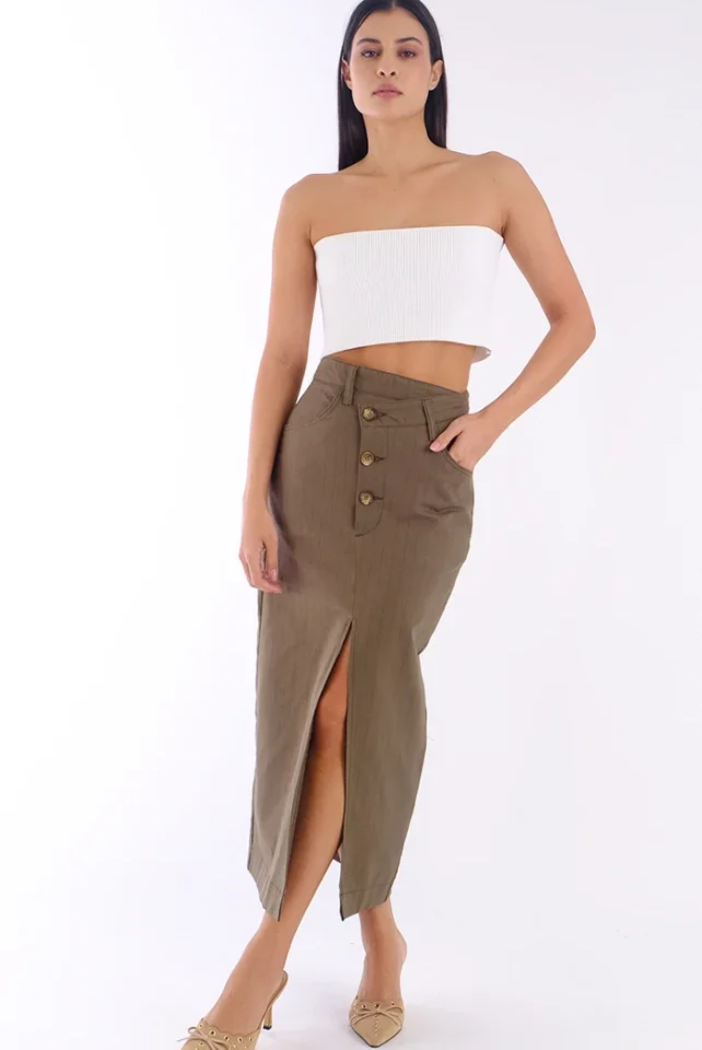 DIANA SKIRT KHAKI