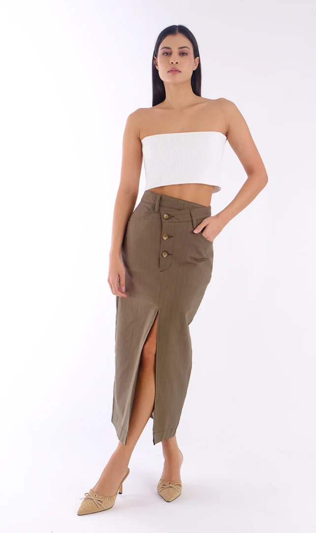DIANA SKIRT KHAKI