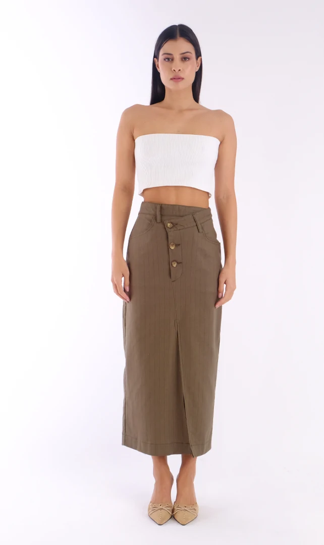 DIANA SKIRT KHAKI - Image 2