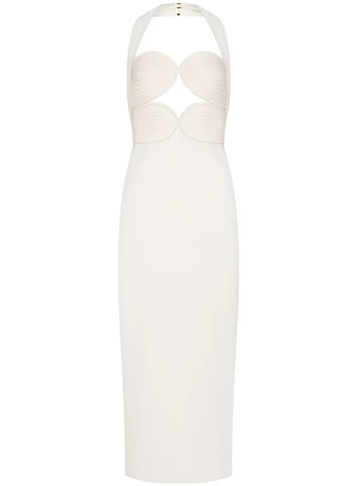 KALLOS DRESS ECRU MIDI