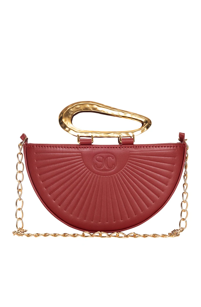 LA CHAINE DAPHNE BAG BURGUNDY