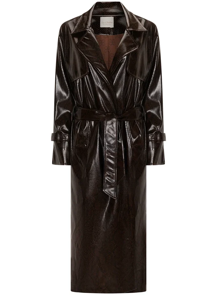 INSOMNIA TRENCH COAT SNAKE