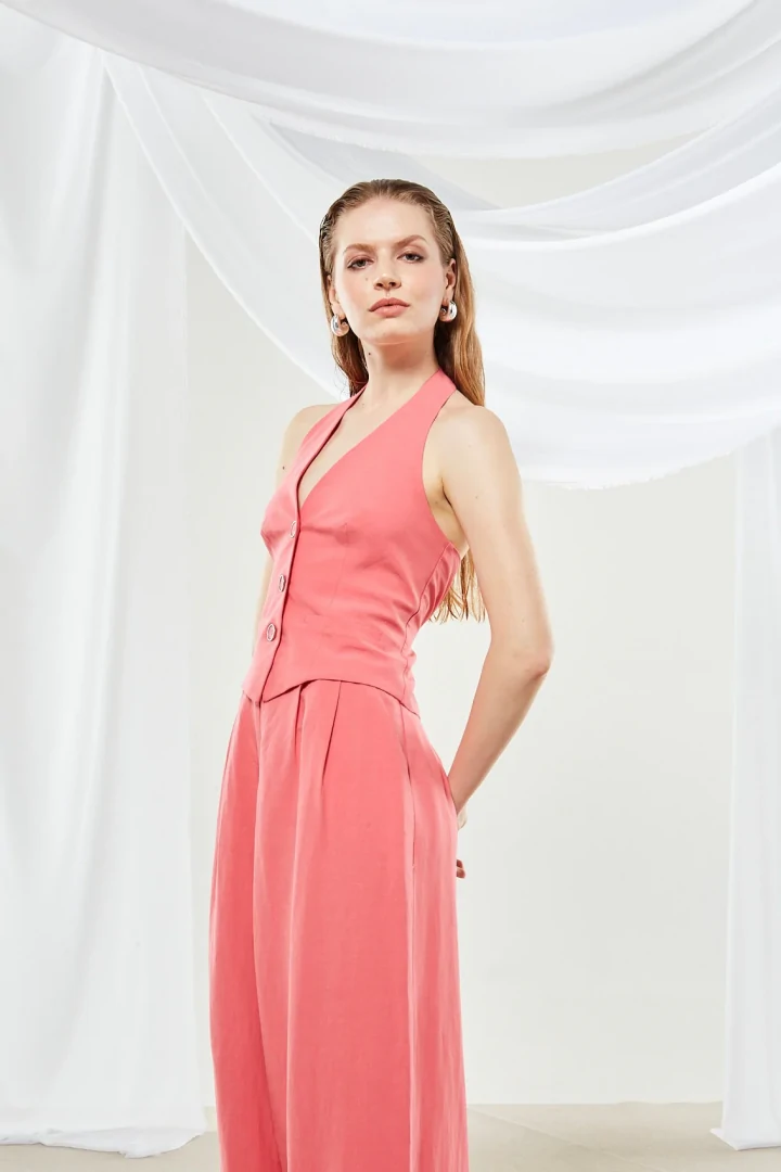 Ananke Senna coral pink vest - Image 3