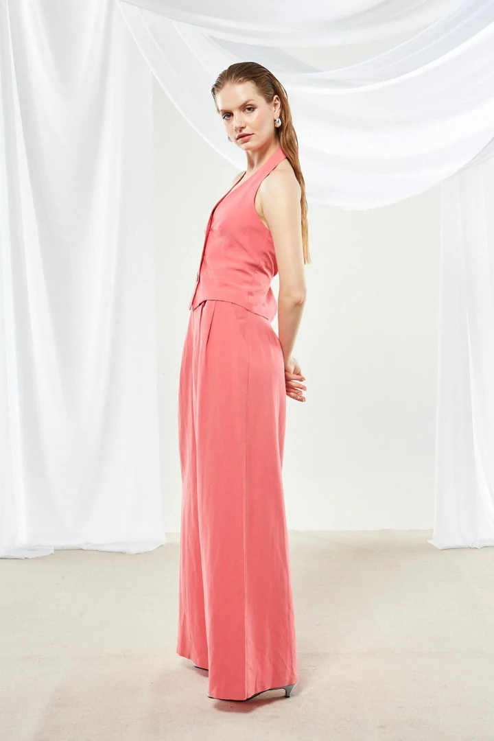 Ananke Senna coral pink wide pants - Image 2