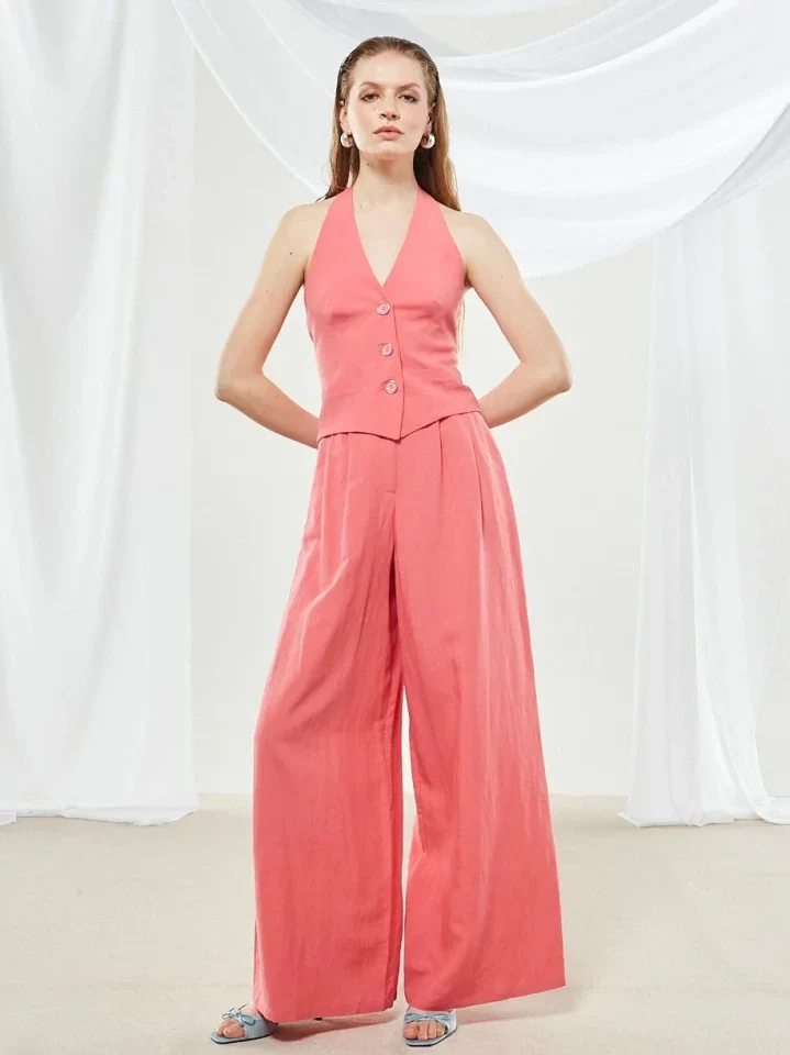 Ananke Senna coral pink vest