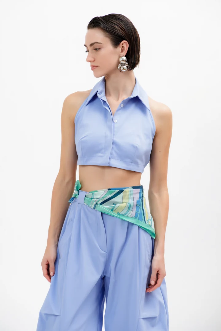 a piece of me jac barrel pants purple πρακτική λεπτομέρεια από κουμπιά snaps στον αστράγαλο σε γυναικείο casual statement ρούχο