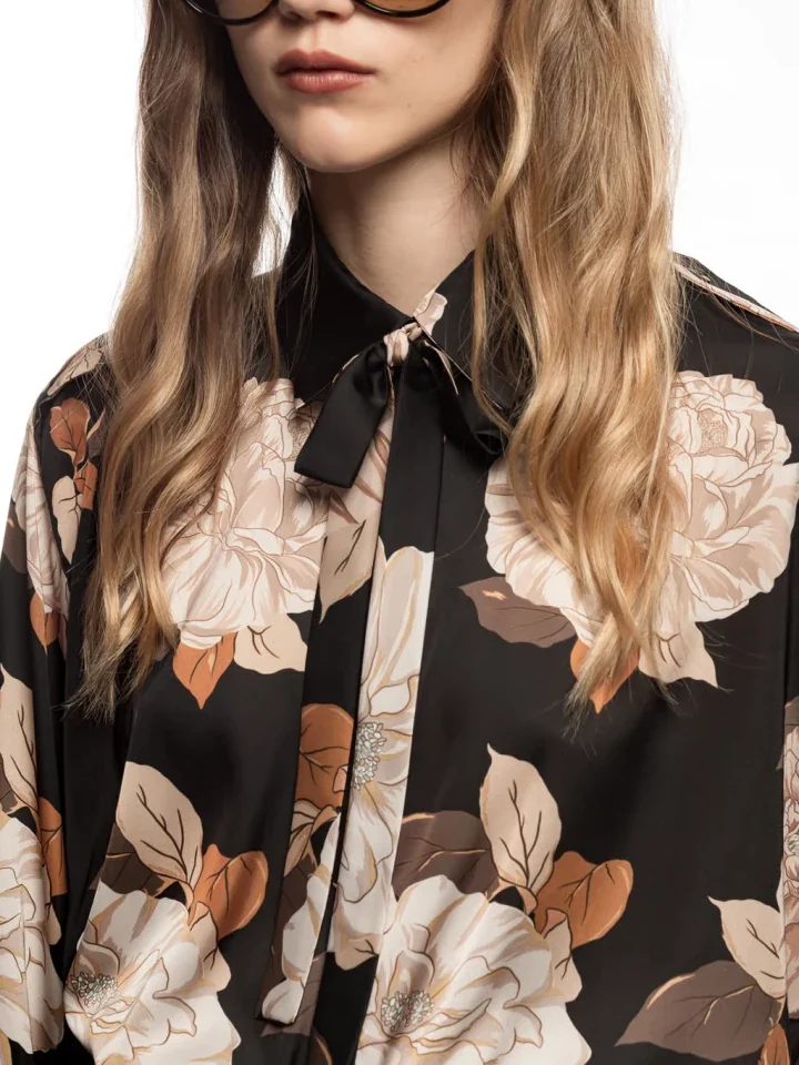 A PIECE OF ME Alessandra shirt Black