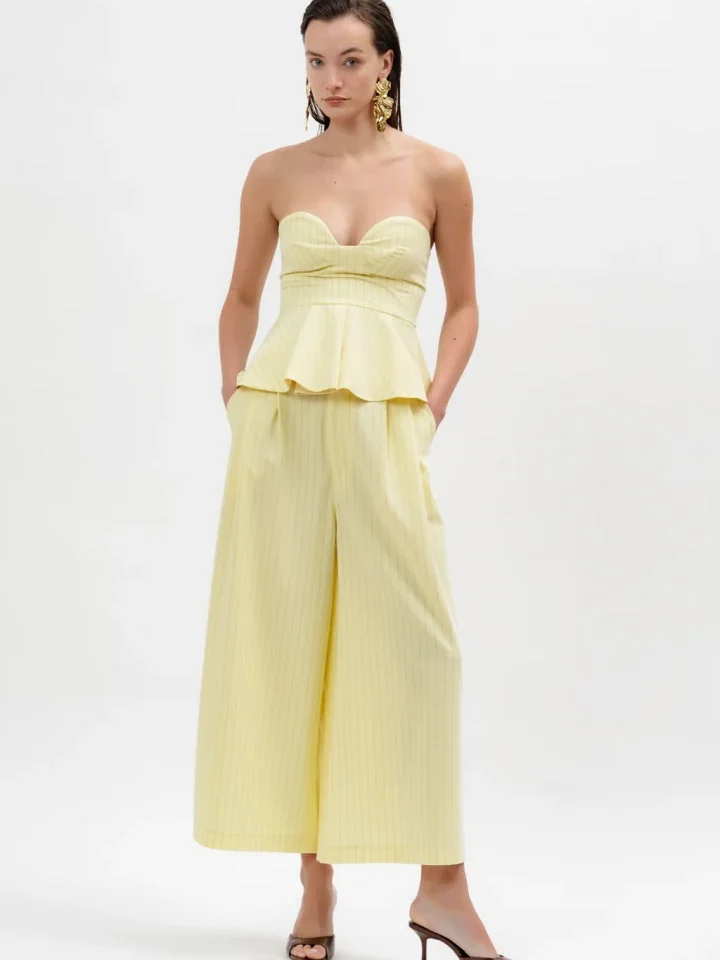 A PIECE OF ME Ines Culottes Banana Yellow